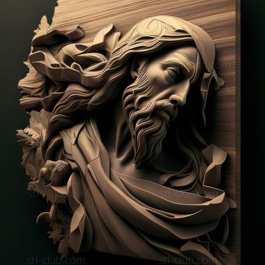 3D model st jesus (STL)